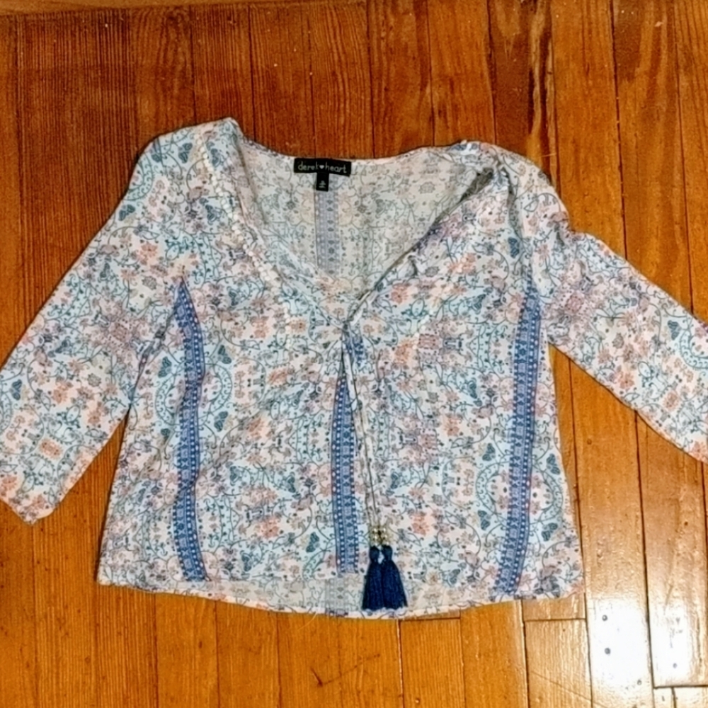 Floral print top